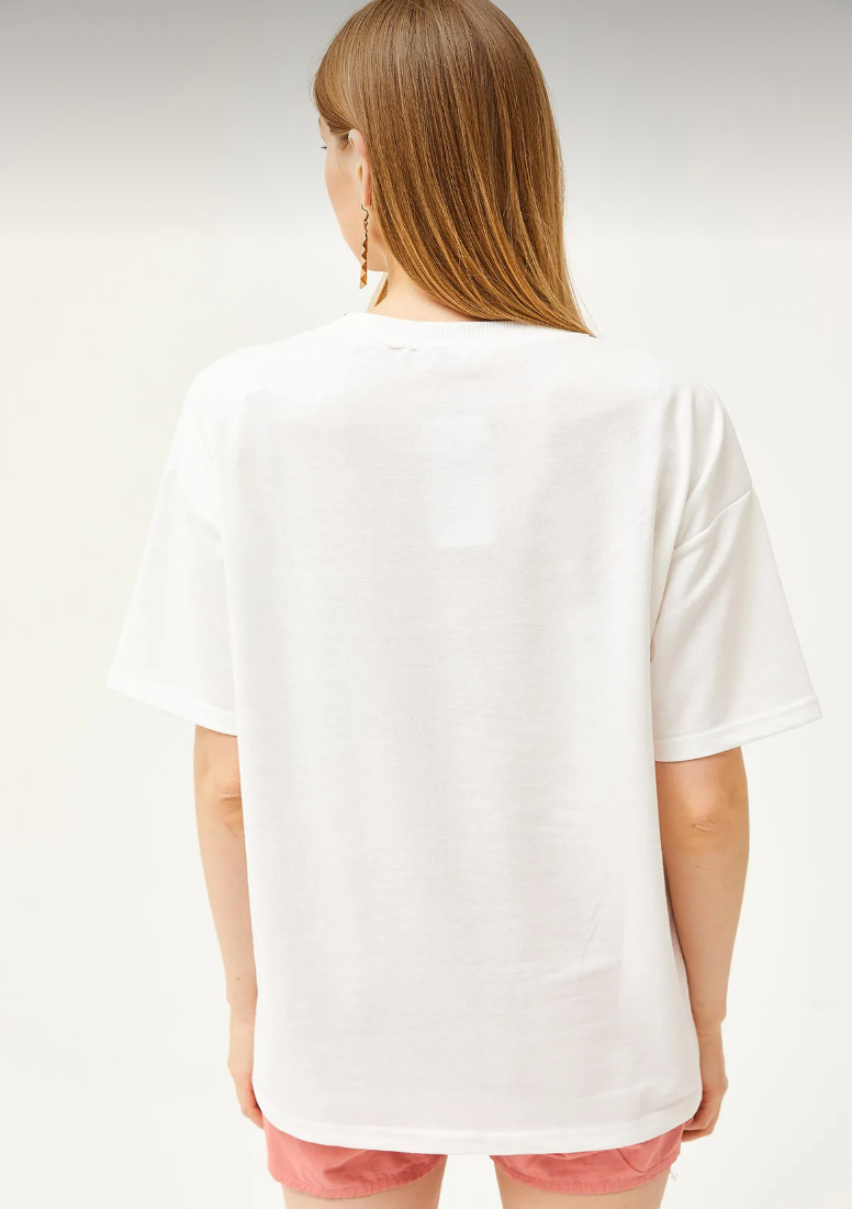 T-shirt Mom biała zdjęcie 1