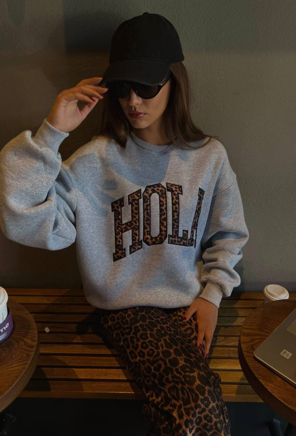 Bluza damska Hola szara zdjęcie 1