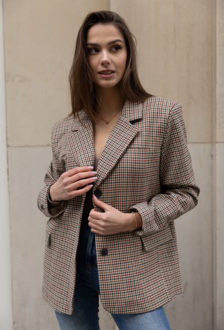 Marynarka w kratkę Megan 