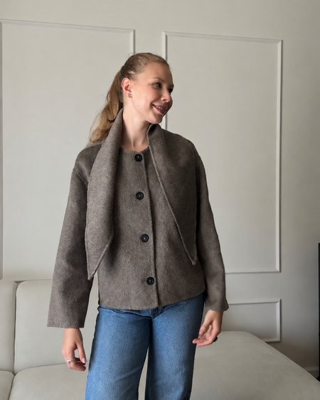 Marynarka Parma mocca