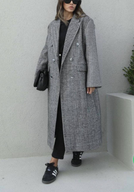 Płaszcz damski Cherie szary