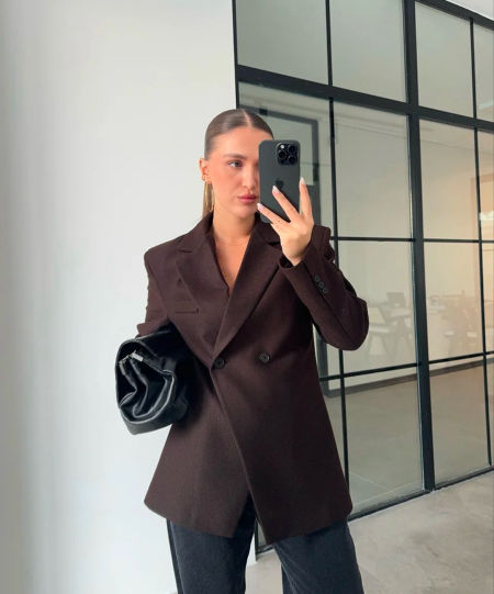 Marynarka Jessie ciemny brąz