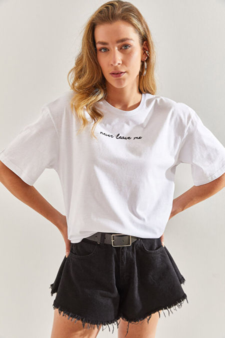 T-shirt damski Loris biały