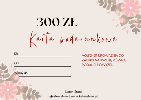 Karta podarunkowa 300 PLN